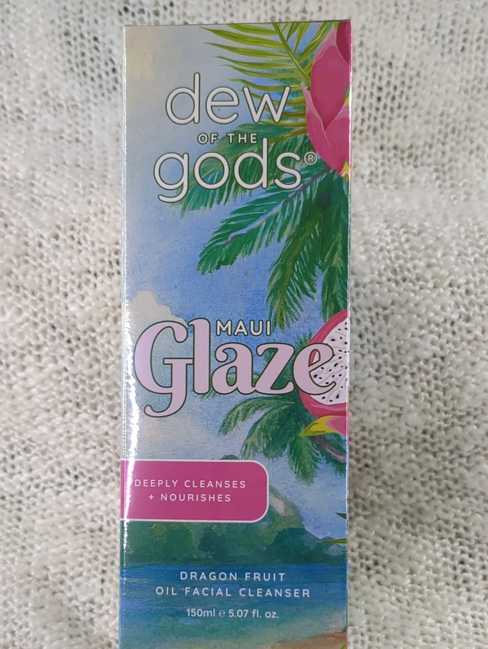 Dew of the Gods Maui Glaze Dragon Fruit Facial Cleanser, 150ml/5.07fl oz